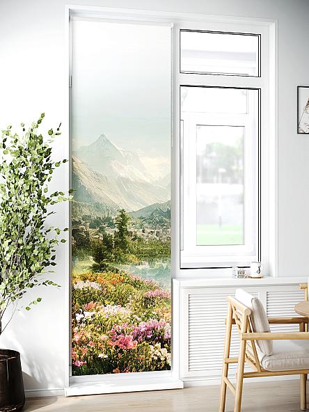 Рулонная штора для кухни для детской Лиритиск - 18 - ширина 68 см - фото 2