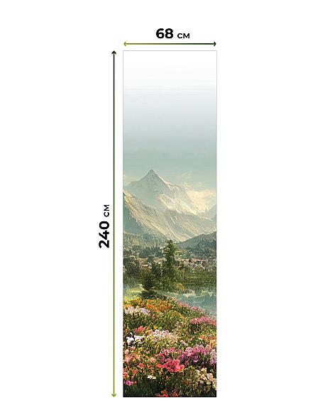 Рулонная штора для кухни для детской Лиритиск - 18 - ширина 68 см - фото 8