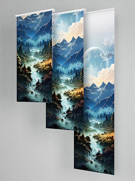 Рулонная штора для кухни для детской Лиритиск - 22 - ширина 68 см - фото 5