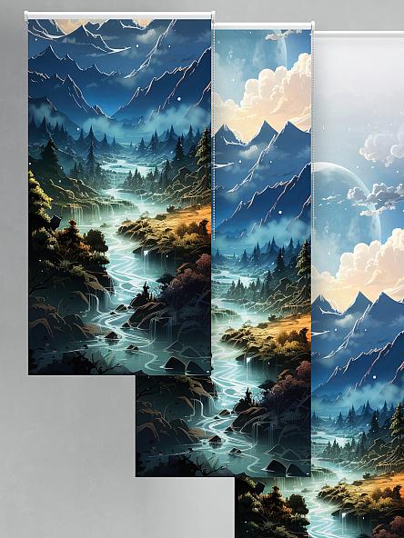 Рулонная штора для кухни для детской Лиритиск - 22 - ширина 68 см - фото 6