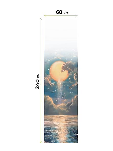 Рулонная штора для кухни для детской Лиритиск - 26 - ширина 68 см - фото 8