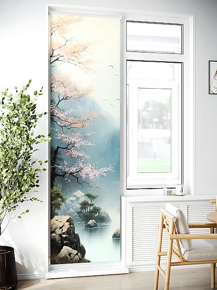 Рулонная штора для кухни для детской Лиритиск - 29 - ширина 68 см - фото 2