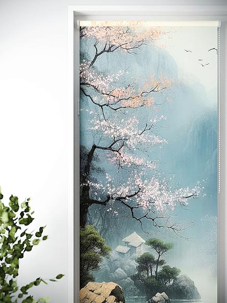 Рулонная штора для кухни для детской Лиритиск - 29 - ширина 68 см - фото 4