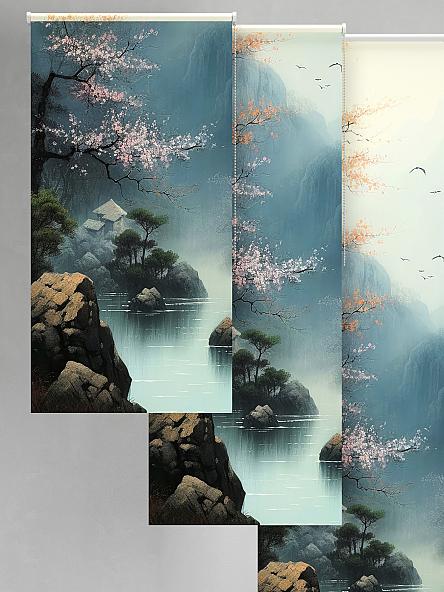 Рулонная штора для кухни для детской Лиритиск - 29 - ширина 68 см - фото 6