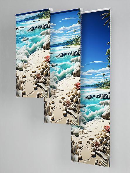 Рулонная штора для кухни для детской Лиритиск - 31 - ширина 68 см - фото 5