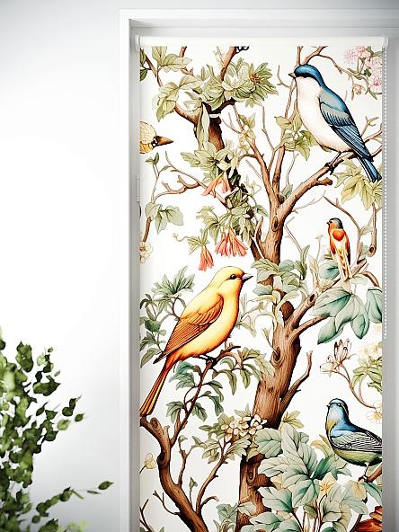 Рулонная штора для кухни для детской Лиритиск - 33 - ширина 68 см - фото 4