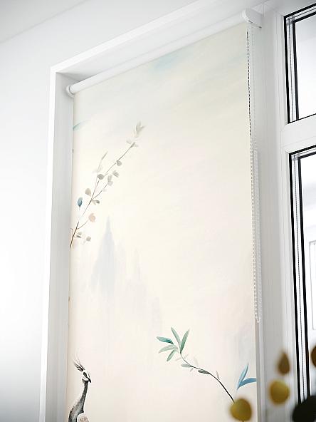 Рулонная штора для кухни для детской Лиритиск - 34 - ширина 68 см - фото 3