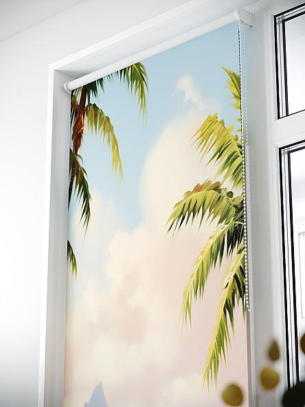 Рулонная штора для кухни для детской Лиритиск - 36 - ширина 68 см - фото 3