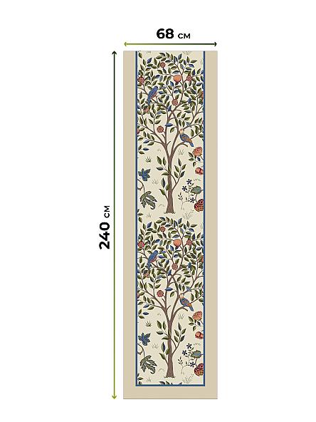 Рулонная штора для кухни для детской Лиритиск - 37 - ширина 68 см - фото 8