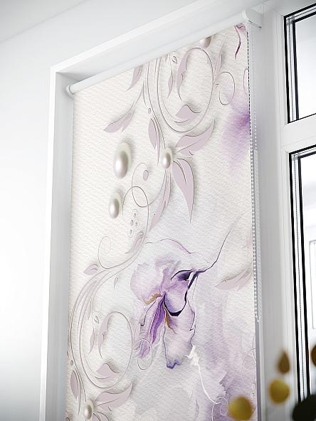 Рулонная штора для кухни для детской Лиритиск - 38 - ширина 68 см - фото 3