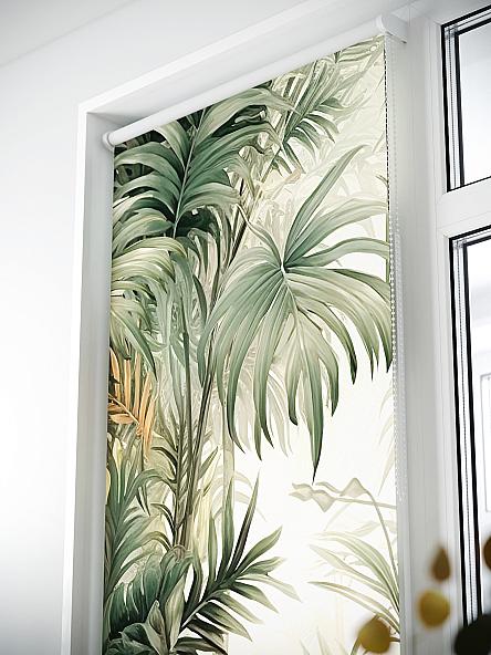 Рулонная штора для кухни для детской Лиритиск - 39 - ширина 68 см - фото 3