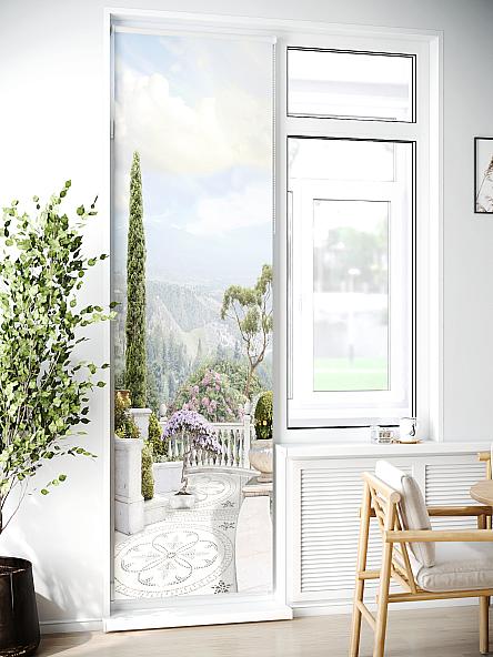 Рулонная штора для кухни для детской Лиритиск - 40 - ширина 68 см - фото 2