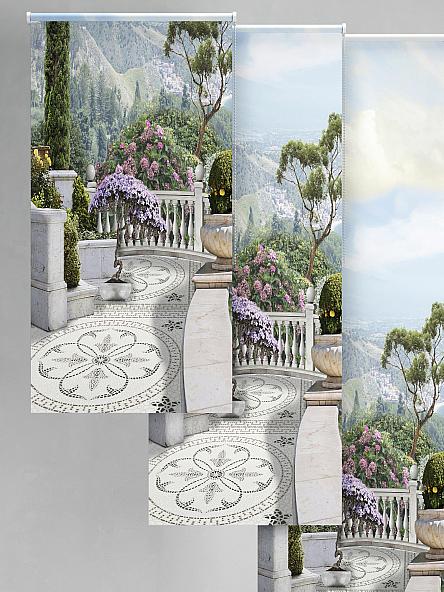 Рулонная штора для кухни для детской Лиритиск - 40 - ширина 68 см - фото 6