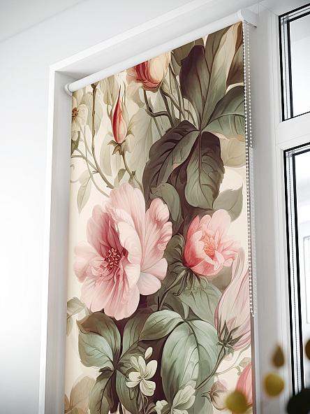 Рулонная штора для кухни для детской Лиритиск - 43 - ширина 68 см - фото 3