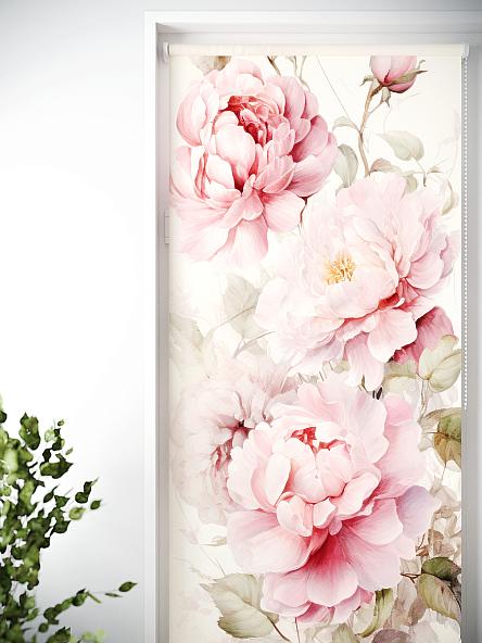 Рулонная штора для кухни для детской Лиритиск - 44 - ширина 68 см - фото 4