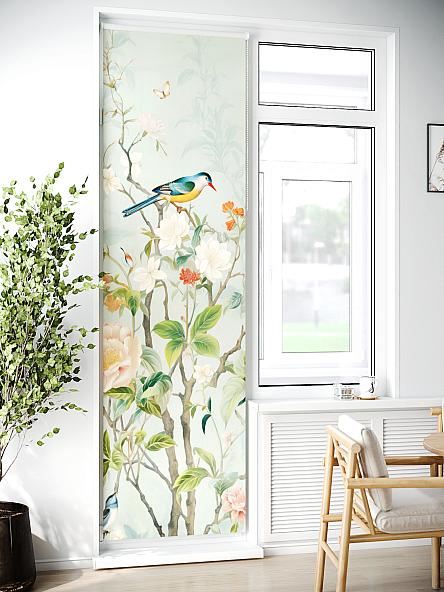 Рулонная штора для кухни для детской Лиритиск - 45 - ширина 68 см - фото 2