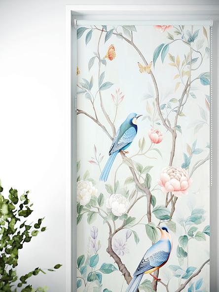 Рулонная штора для кухни для детской Лиритиск - 46 - ширина 68 см - фото 4