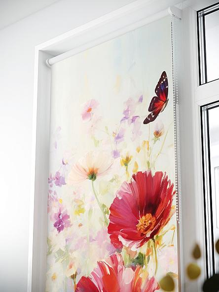 Рулонная штора для кухни для детской Лиритиск - 47 - ширина 68 см - фото 3