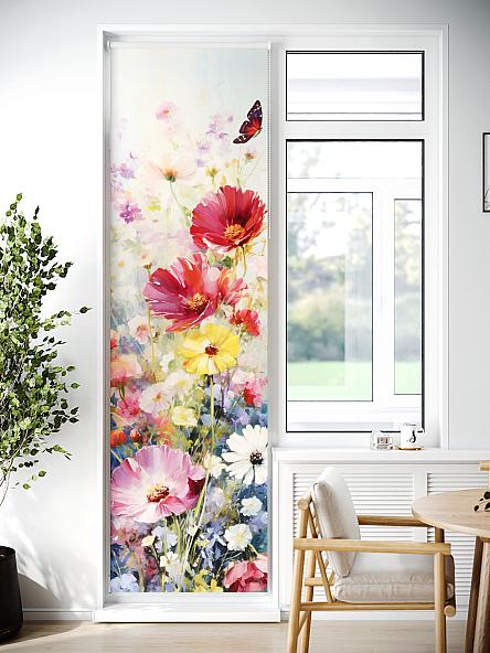 Рулонная штора для кухни для детской Лиритиск - 47 - ширина 68 см - фото 7