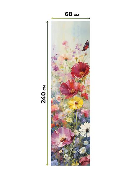 Рулонная штора для кухни для детской Лиритиск - 47 - ширина 68 см - фото 8