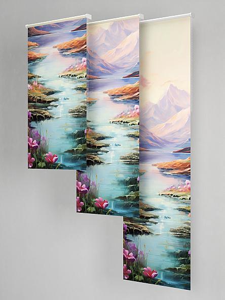 Рулонная штора для кухни для детской Лиритиск - 48 - ширина 68 см - фото 5