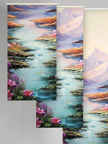 Рулонная штора для кухни для детской Лиритиск - 48 - ширина 68 см - фото 6