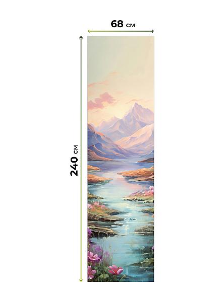 Рулонная штора для кухни для детской Лиритиск - 48 - ширина 68 см - фото 8