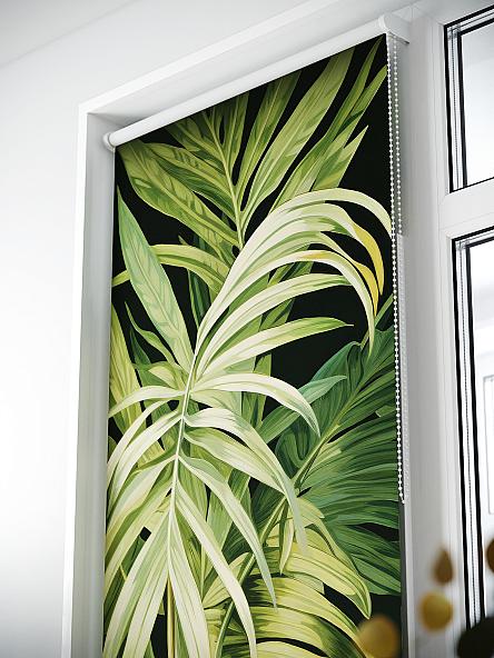 Рулонная штора для кухни для детской Лиритиск - 49 - ширина 68 см - фото 3