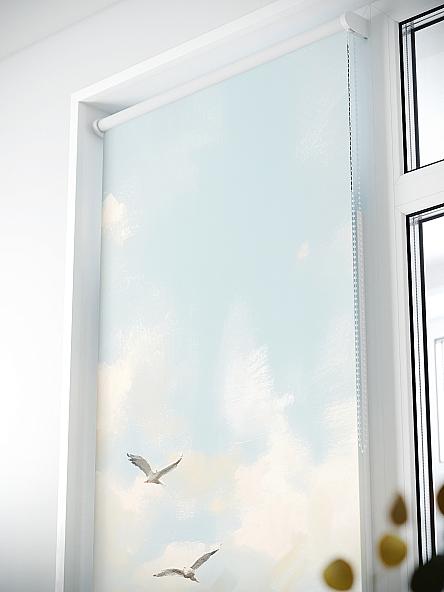 Рулонная штора для кухни для детской Лиритиск - 50 - ширина 68 см - фото 3