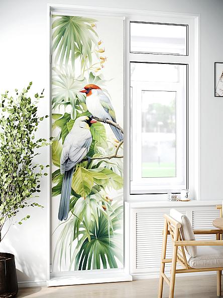 Рулонная штора для кухни для детской Лиритиск - 53 - ширина 68 см - фото 2