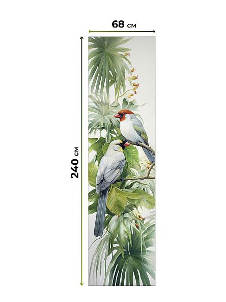 Рулонная штора для кухни для детской Лиритиск - 53 - ширина 68 см - фото 8