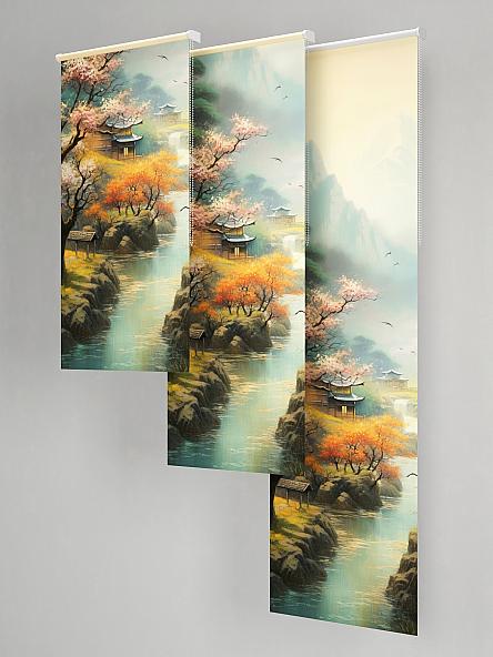 Рулонная штора для кухни для детской Лиритиск - 55 - ширина 68 см - фото 5