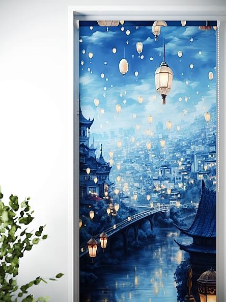 Рулонная штора для кухни для детской Лиритиск - 56 - ширина 68 см - фото 4