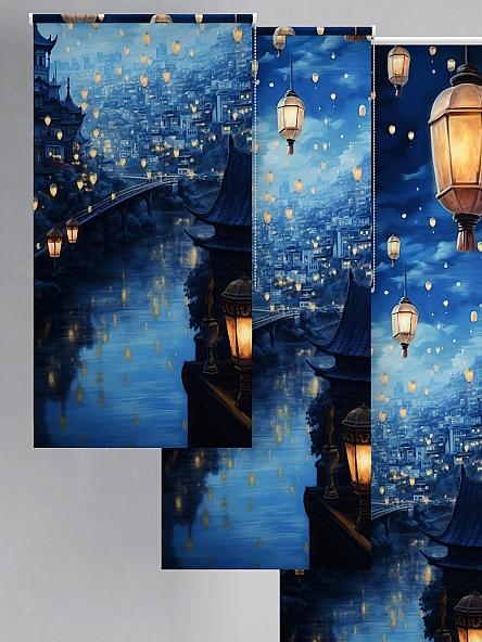 Рулонная штора для кухни для детской Лиритиск - 56 - ширина 68 см - фото 6