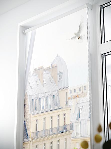 Рулонная штора для кухни для детской Лиритиск - 59 - ширина 68 см - фото 3