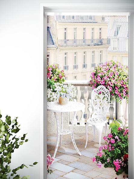 Рулонная штора для кухни для детской Лиритиск - 59 - ширина 68 см - фото 4