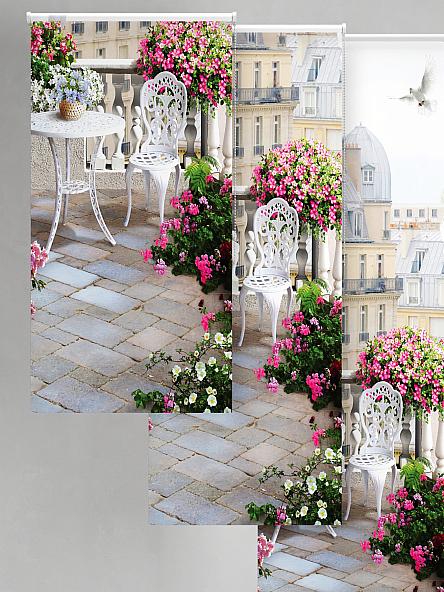 Рулонная штора для кухни для детской Лиритиск - 59 - ширина 68 см - фото 6