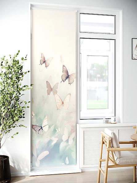 Рулонная штора для кухни для детской Лиритиск - 60 - ширина 68 см - фото 2