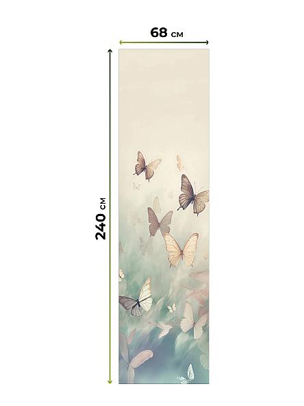 Рулонная штора для кухни для детской Лиритиск - 60 - ширина 68 см - фото 8