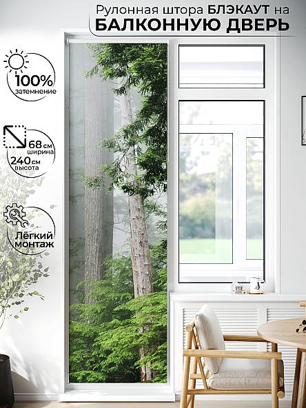 Рулонная штора для кухни для детской Лиритиск - 65 - ширина 68 см