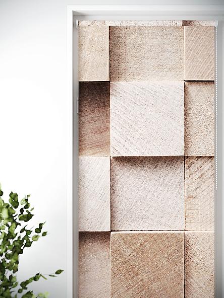 Рулонная штора для кухни для детской Лиритиск - 67 - ширина 68 см - фото 4