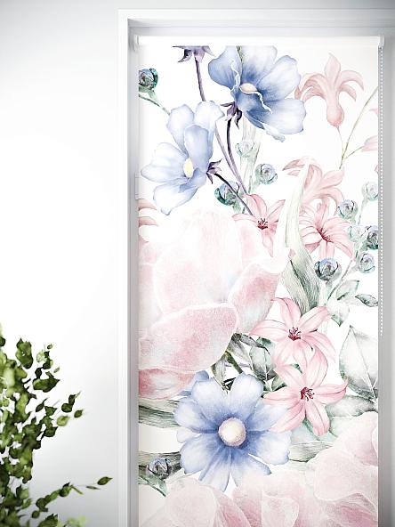 Рулонная штора для кухни для детской Лиритиск - 69 - ширина 68 см - фото 4