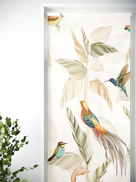 Рулонная штора для кухни для детской Лиритиск - 71 - ширина 68 см - фото 4