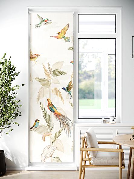 Рулонная штора для кухни для детской Лиритиск - 71 - ширина 68 см - фото 7