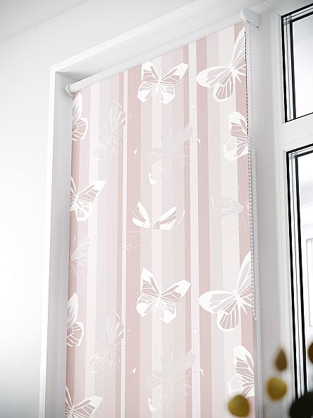 Рулонная штора для кухни для детской Лиритиск - 74 - ширина 68 см - фото 3