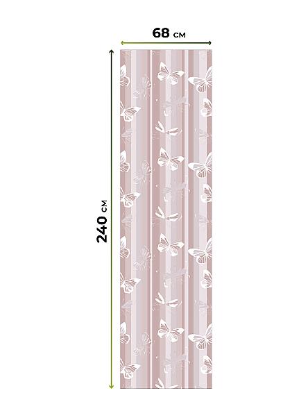 Рулонная штора для кухни для детской Лиритиск - 74 - ширина 68 см - фото 8