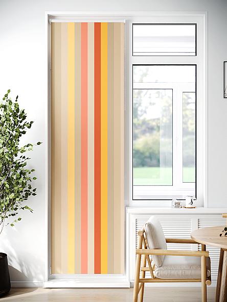 Рулонная штора для кухни для детской Лиритиск - 79 - ширина 68 см - фото 7