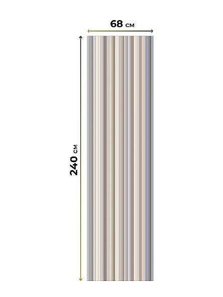 Рулонная штора для кухни для детской Лиритиск - 89 - ширина 68 см - фото 8