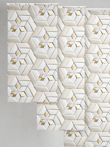 Рулонная штора для кухни для детской Лиритиск - 91 - ширина 68 см - фото 6