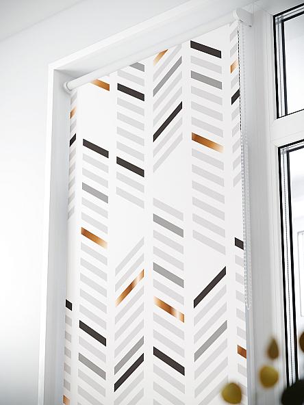 Рулонная штора для кухни для детской Лиритиск - 92 - ширина 68 см - фото 3